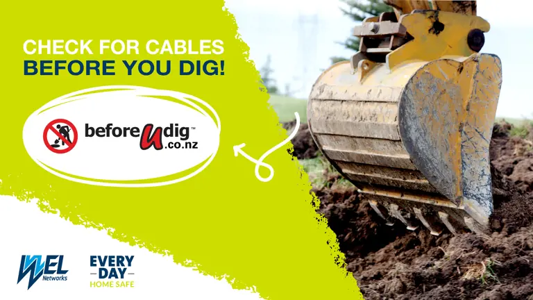 Check for cables before you dig!